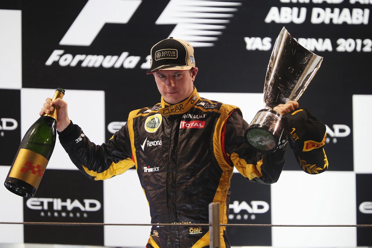 F1GuyDan's tweet image. 14 years ago today, Kimi Raikkonen signed a deal to return to F1 with Renault, who became Lotus.

It was one of the craziest deals ever.

Raikkonen's contract said he got €50K for every point scored. He scored 390 pts, which works out to €19.5M, almost bankrupting the team.