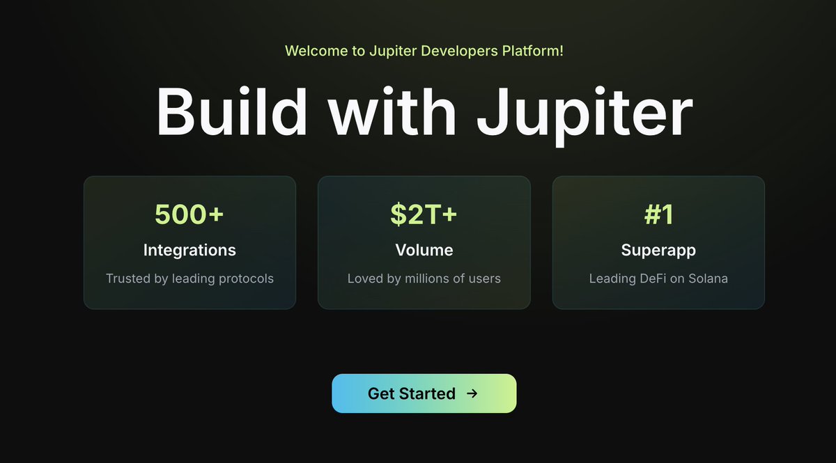 Build with <a href="/JupiterExchange/">Jupiter</a>, The New Developer Platform Is a Huge Win for Builders 🧵: