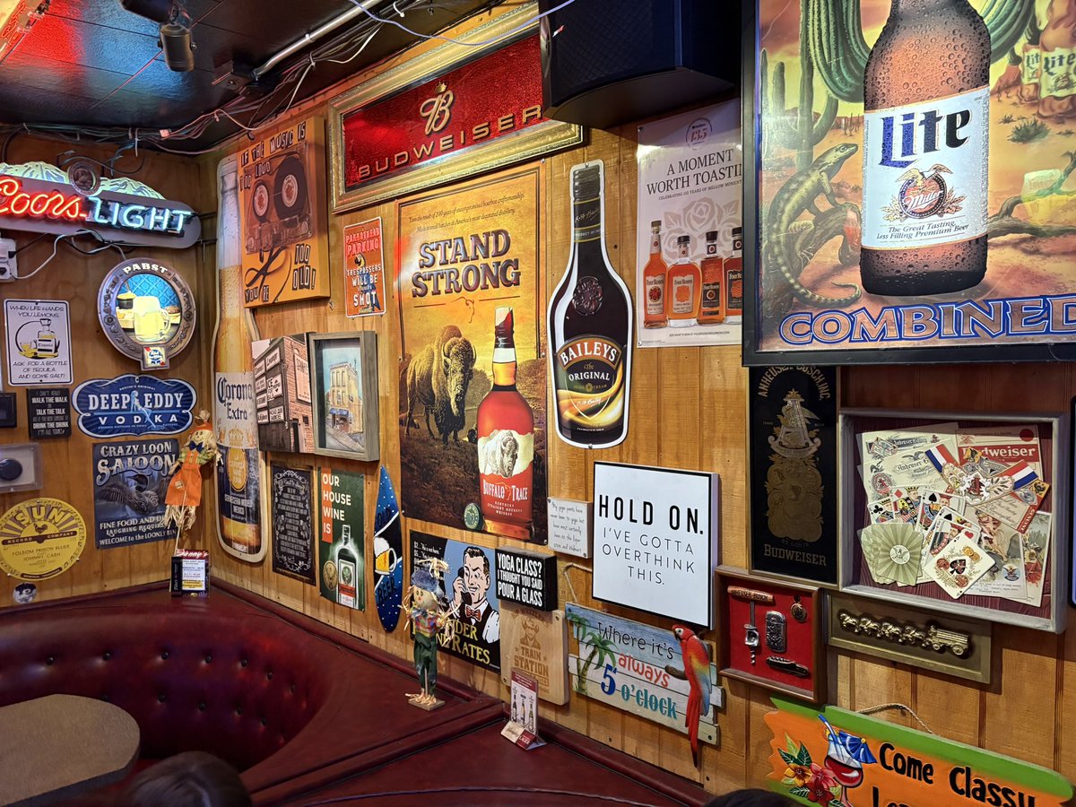 Your dive bar doesn’t have enough signs #TheOasis