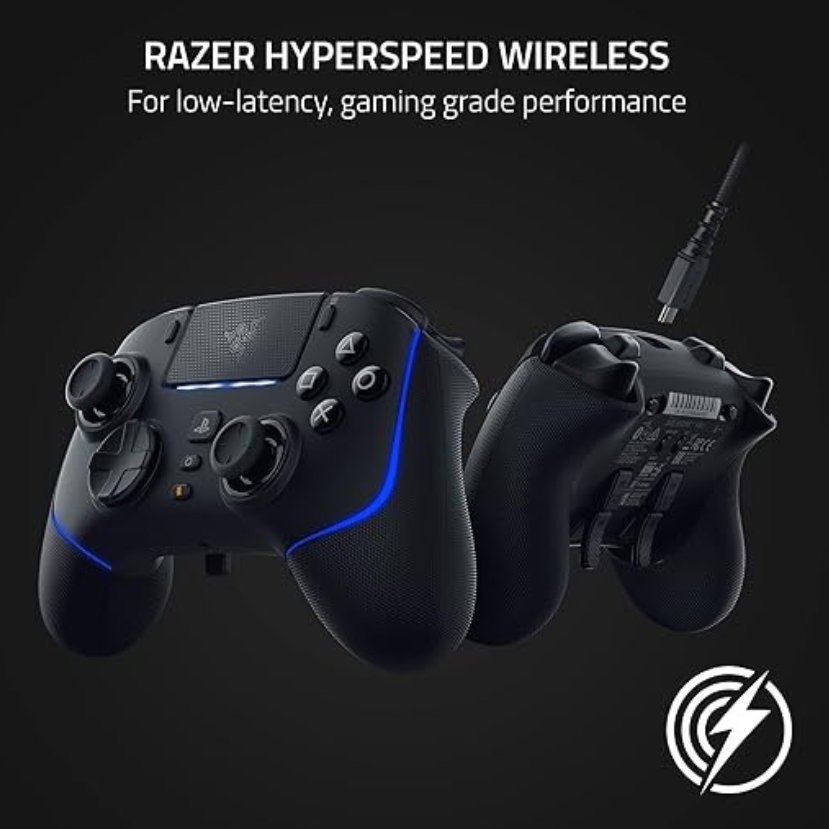 DitCompany's tweet image. Razer Wolverine V2 Pro Wireless Gaming Controller for PlayStation 5 / PS5, PC: Mecha-Tactile Action Buttons - 8-Way Microswitch D-Pad - HyperTrigger - 6 Remappable Buttons - Chroma RGB - Black 
#wireless #gaming #controller #portable #videogames #playstation #bestdeals