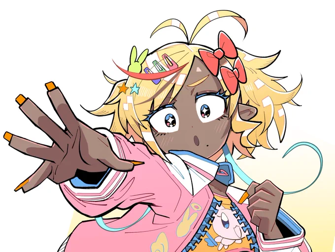 Skeb描いた 手のじゃんけん差分がお気に入り (レイヤー表示/非表示12パターン選べるぞ!)