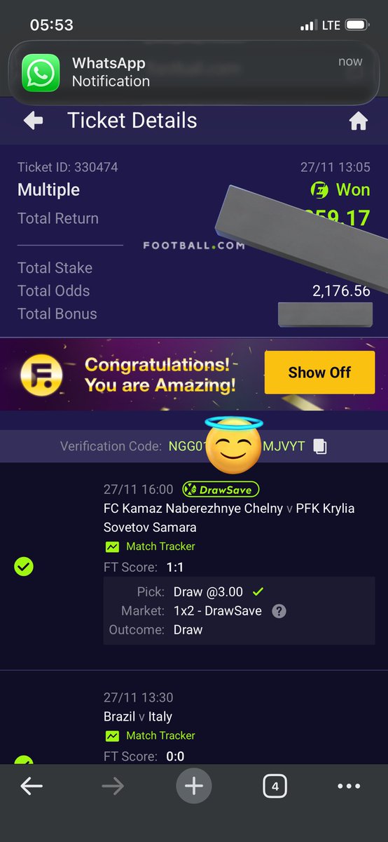 Just as I said earlier, Let’s win the Full payment together and we actually did 😂 <a href="/isthaths/">HSUW</a> 

And I Finally won 🙌  after several months of sticking with you.
Thank you so much for this beauty <a href="/isthaths/">HSUW</a> 
This will go a long way for me this period. I truly appreciate🙏
Twitter