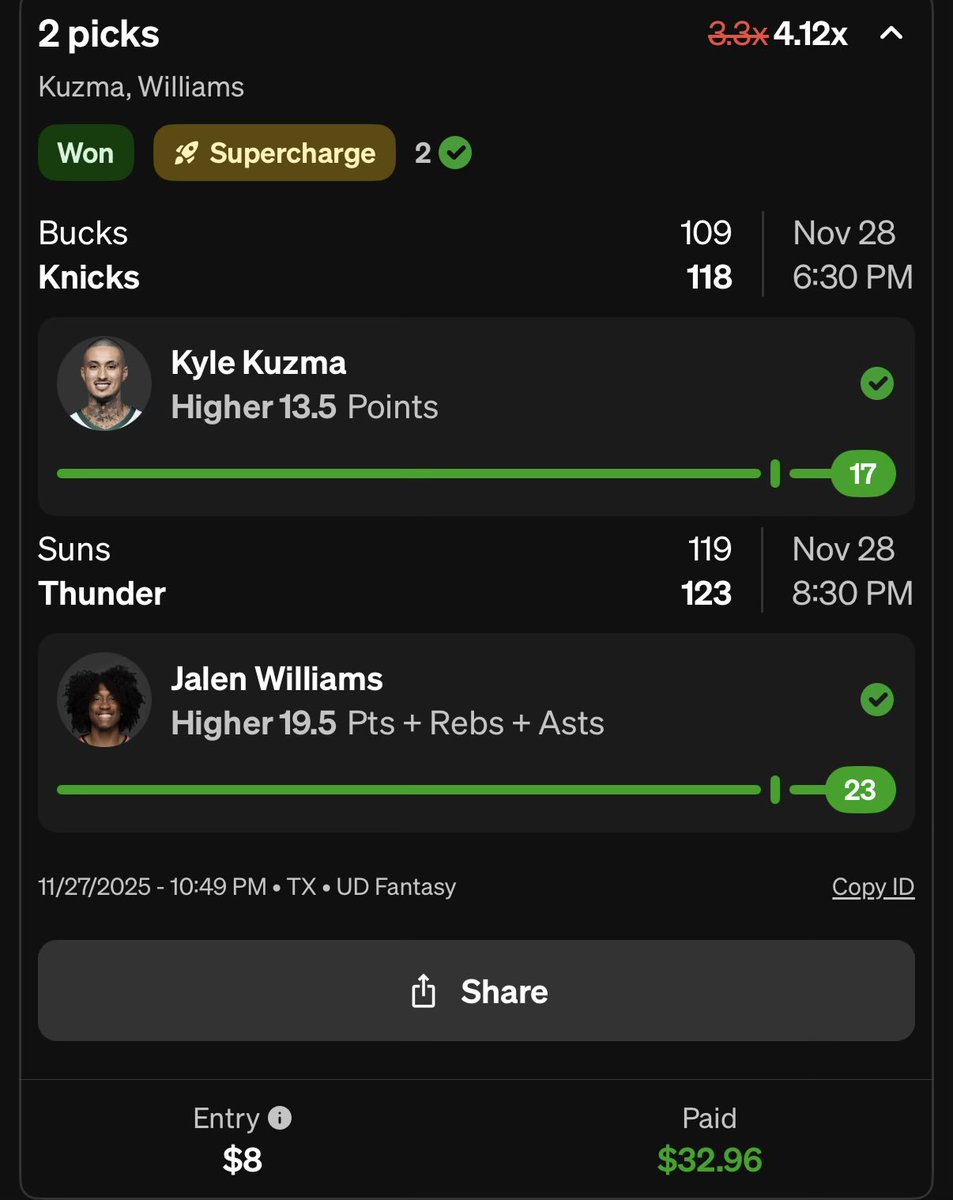 StevieRayParlay's tweet image. Yo @leesportpicks popped off today. We were a hook away from another 2 cashing too 
I only tap in with profitable bettors. Be sure to drop him a follow.