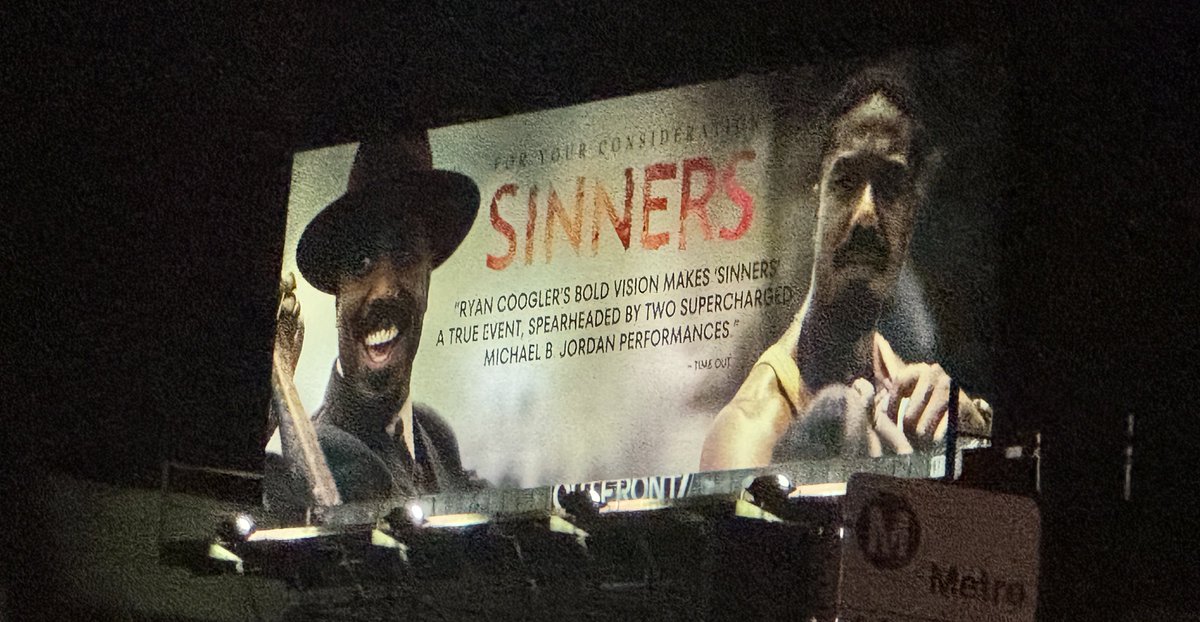 thederpyhipster's tweet image. Thankful to live in Los Angeles where I can see the Frankenstein and Sinners FYC billboards on the same street 💕🫡