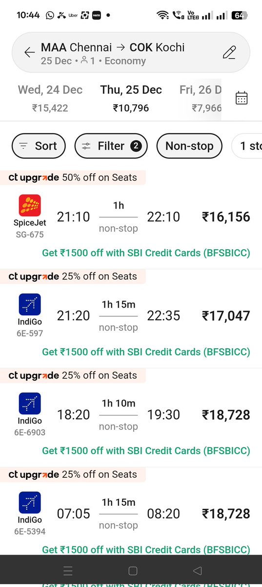 shotrite's tweet image. Holiday fare price loot has started.#Indigoairlines #spicejet