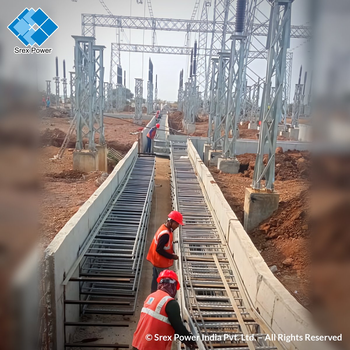 srexpowerindia's tweet image. Work in progress at our 330MW, 33/220kV pooling substation for NTPC’s wind project in Jamnagar, Gujarat. ⚡ Strengthening India’s renewable future with reliable EPC delivery. #SrexPower #WindEnergy #EPCProjects #Substation #NTPC #PowerInfrastructure