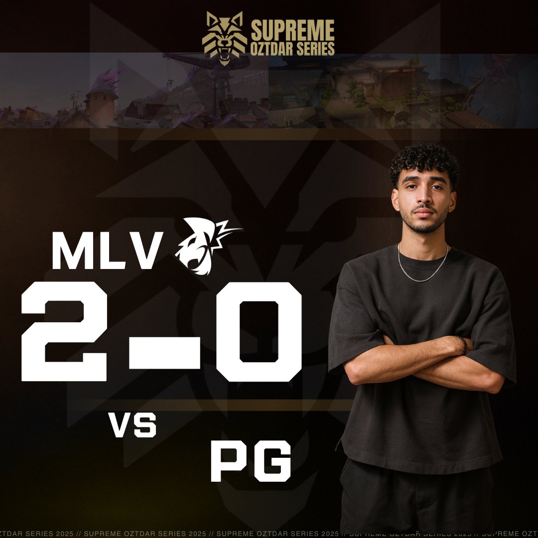 MLV 😼arrasa 2-0 y marca territorio en la Supreme.
13-9 para abrir, 13-10 para rematar.

Se llevan los 3 puntos y arrancan su escalada en la tabla con paso firme.
#SupremeOztdarSeries #OZTDAREsports #LigaSupreme #EsportsLatam #LATAMNorte