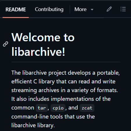 the_osps's tweet image. Multi-format archive and compression library