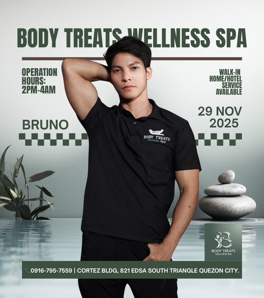 bodytreatsQC's tweet image. Your Saturday deserves calm.
Enjoy a relaxing session with our available therapists -book now. ✨

#WeekendWellness #BodyTreatsWellness #BookToday