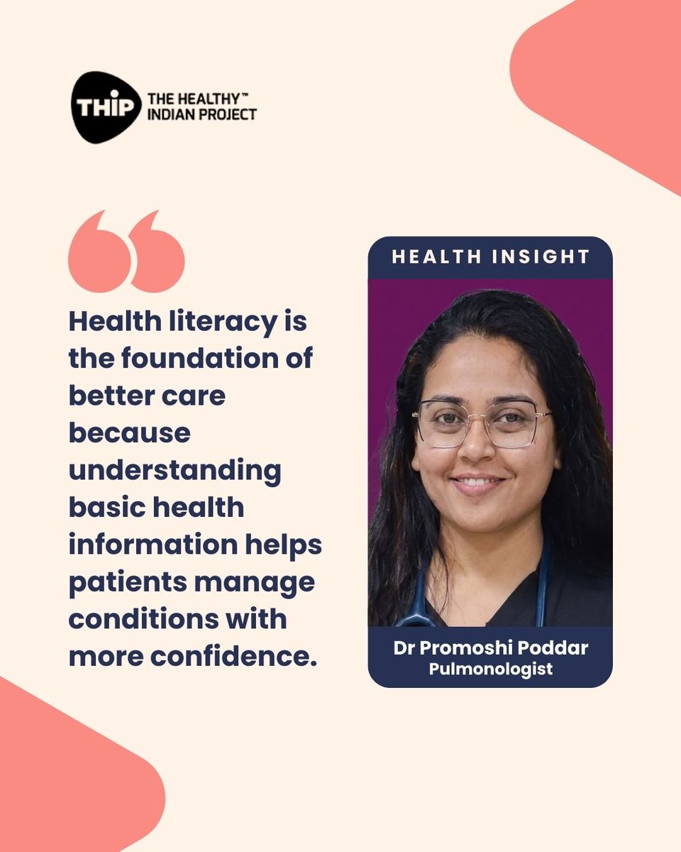 ThipMedia's tweet image. How does understanding basic health information lead to better care?
Read more- ow.ly/xiFX50Xz9sT

#HealthLiteracy #PatientAwareness #HealthEducation #doctoradvice #thipmedia