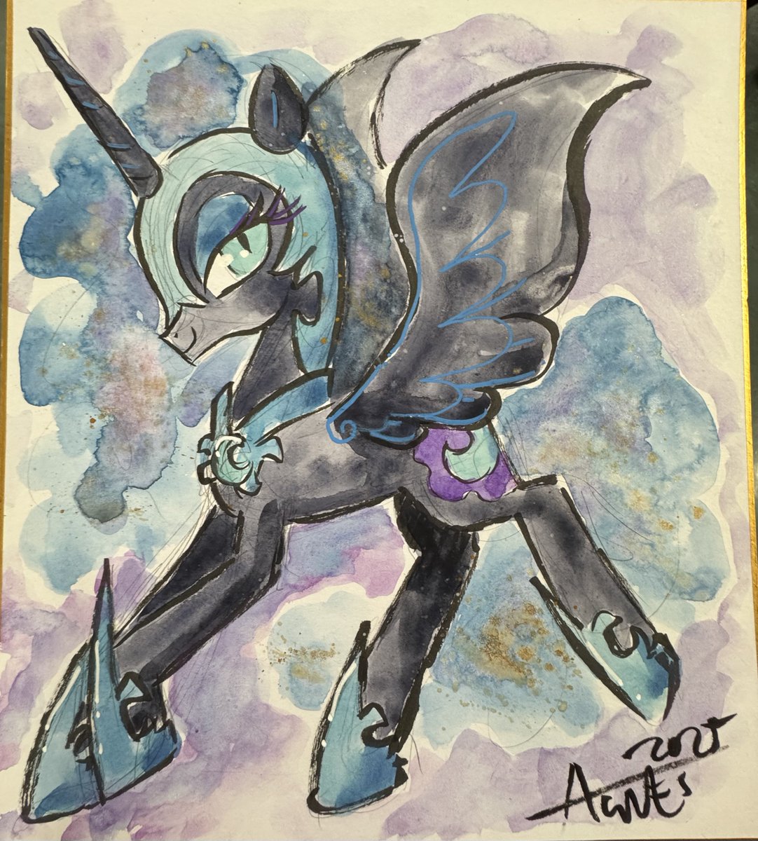 今日のジャパコミでAgnes Garbowska先生に描いていただきました♪ぼかぁ幸せだ😭