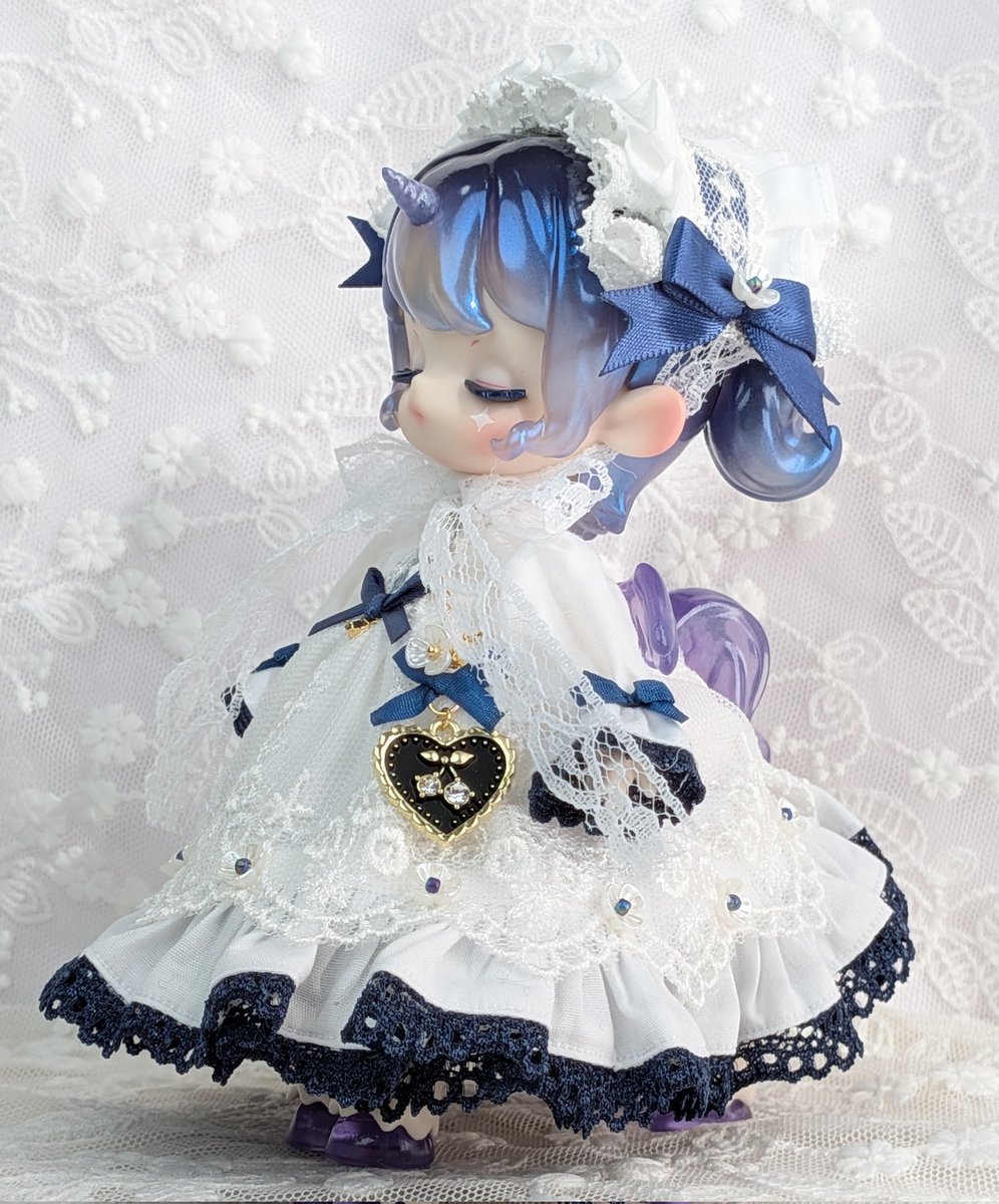 ホワイト×ネイビードレス」 レッドの色違いです。 色違いリクエスト