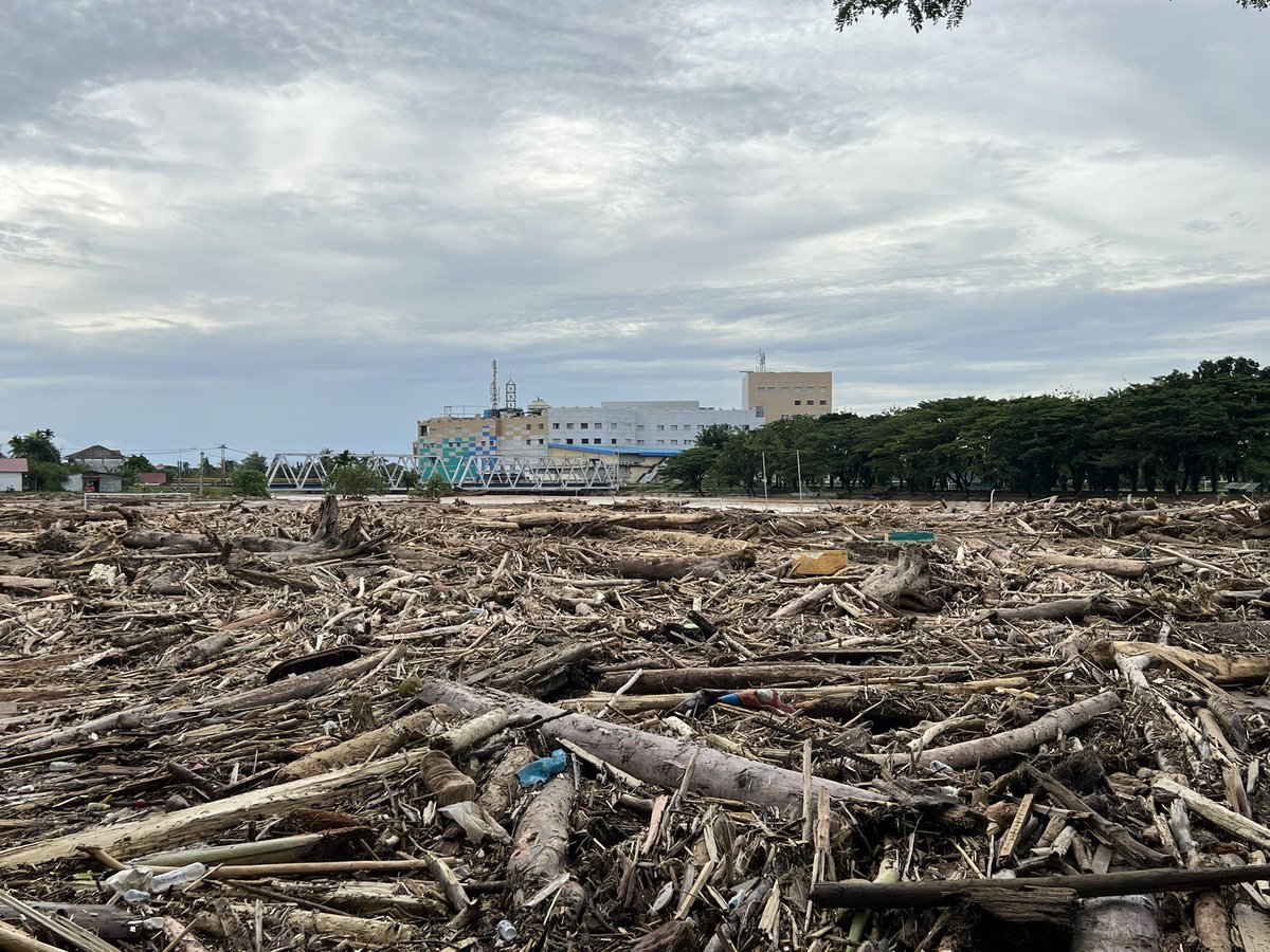 Banjir itu bukan kutukan langit.
Itu hanyalah cara alam berkata,
“Aku sudah terlalu lama diam terhadap rakusmu.”

Manusia menebang hutan dengan alasan pembangunan, padahal yang sedang dibangun adalah bencana.

Lalu ketika air mengamuk,
rumah-rumah terendam, jalan lumpuh, mereka