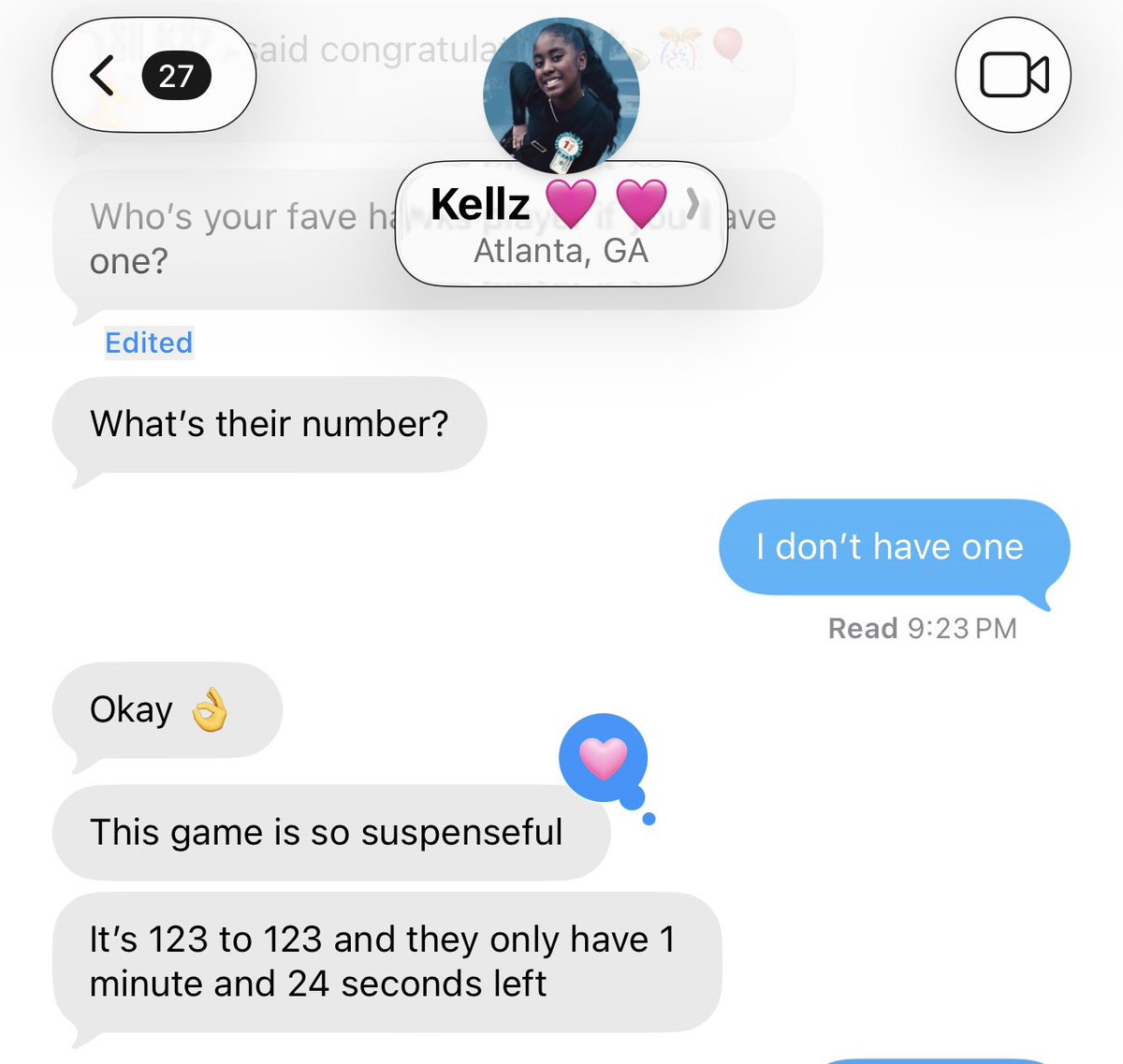 cseblessed's tweet image. My daughter performed at the Hawks games tonight and actually watched the game 🩷😮‍💨