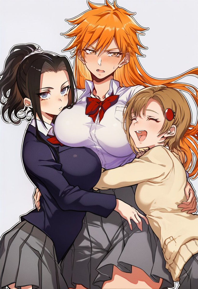 「黒崎姉妹 #BLEACH (一護女体化)」|ぺねろぺのイラスト