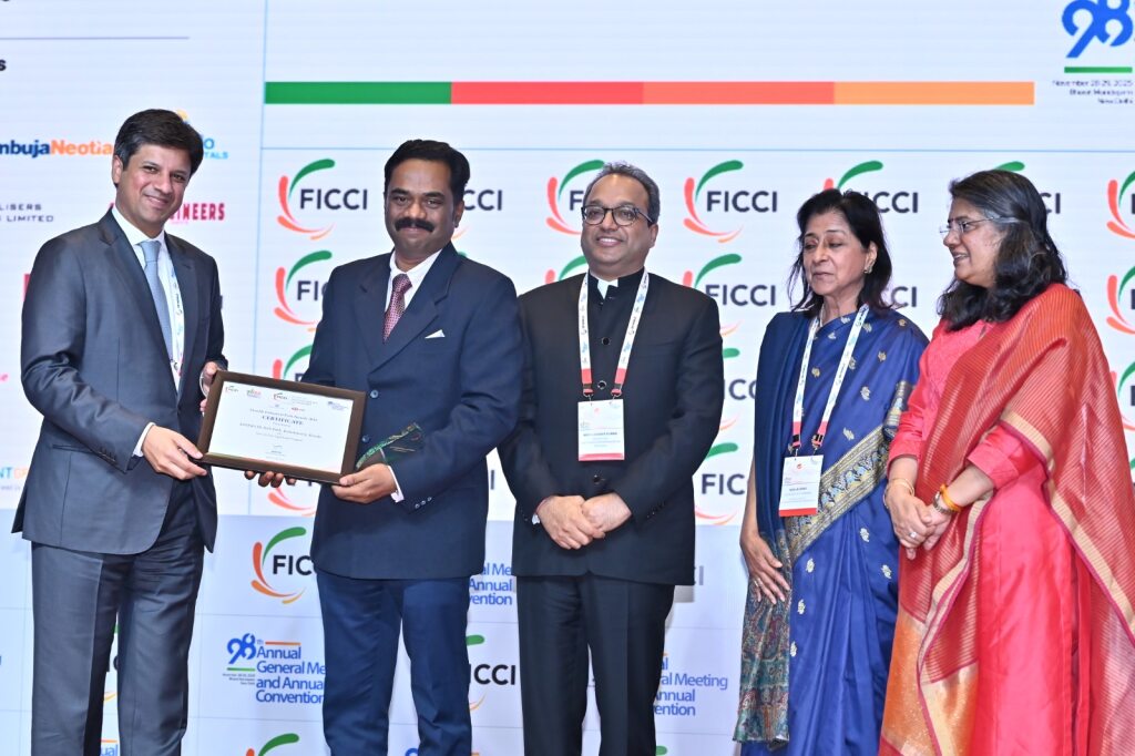 ficci_india's tweet photo. For Environmental Sustainability, the winners were Gopalpur Industrial Park by Tata Steel SEZ, Odisha in the Private category, and Industrial Park Nacharam, Telangana; Ecotech 12, Uttar Pradesh; and KINFRA International Apparel Park, Kerala, in the Government category.

@TSSEZL_GIP @TataSteelLtd @tsidcltd @OfficialGNIDA @kinfrakerala