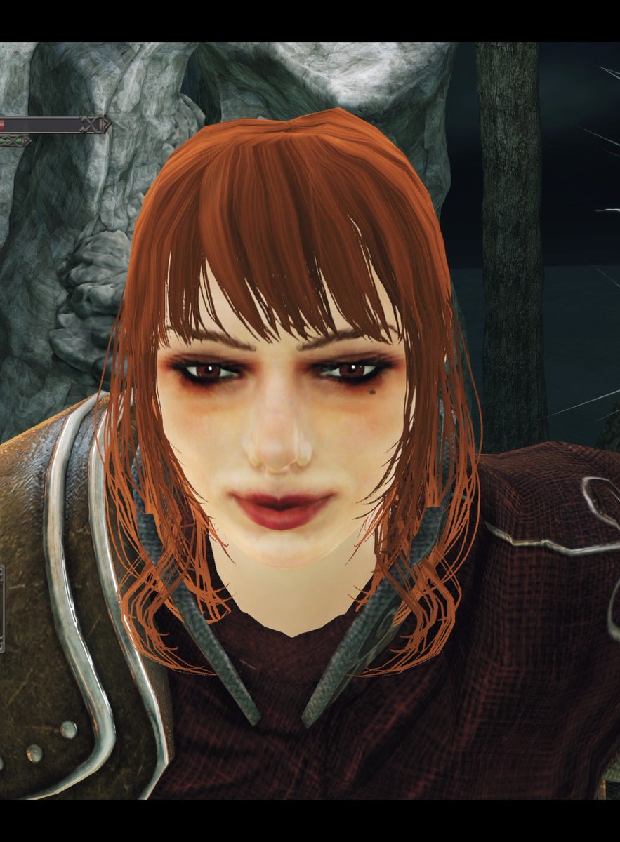 yawakaza488sai's tweet image. #ダークソウル2 #DarkSouls2　 
キャラメイクはこんな感じです(左)
なんかいきなりゾンビ化しました(右)