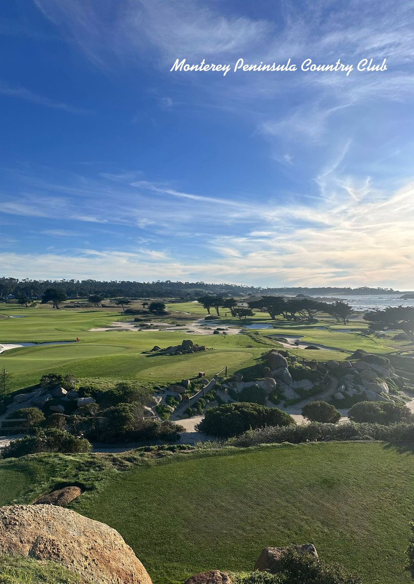 The most special week on the West Coast of America, absolute bucket list golf.

* Pebble Beach Golf Links
* Spyglass Hill Golf Course 
* Cypress Point Club
* Monterey Peninsula Country Club

Huge thanks to <a href="/JustinRose99/">Justin ROSE</a>, a trip of a lifetime. ⛳️😮‍💨
