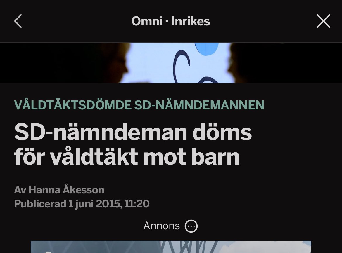 SD säger sig  kaxigt att jaga pedofiler <a href="/lindajerneck/">Linda Jerneck</a> vill påminna om att en SD politiker dömdes för våldtäkt mot barn i juni