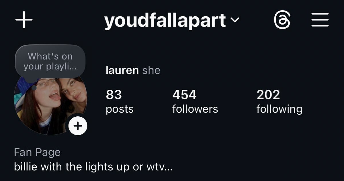 follow <a href="/youdfallapart/">billie with the lights up!</a> on instagram for clear skin 💋💋 link in replies