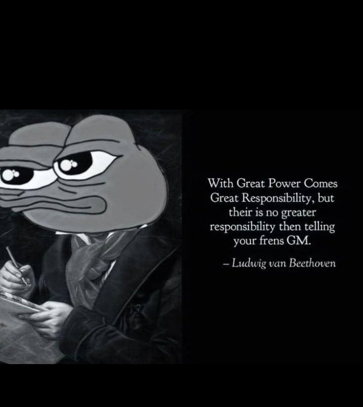 gm CT.
it doesn't feel like the weekend to me, but happy weekend anyways.
Touch some grass, you deserve it.

GM to those who GM back