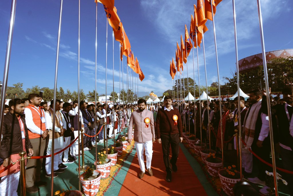 Adiveshan is where nationalism meets purpose and purpose becomes change. 🇮🇳 #71stABVPConf