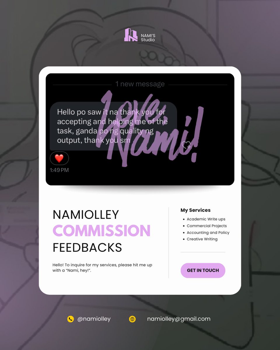 task: report script
#namiyey