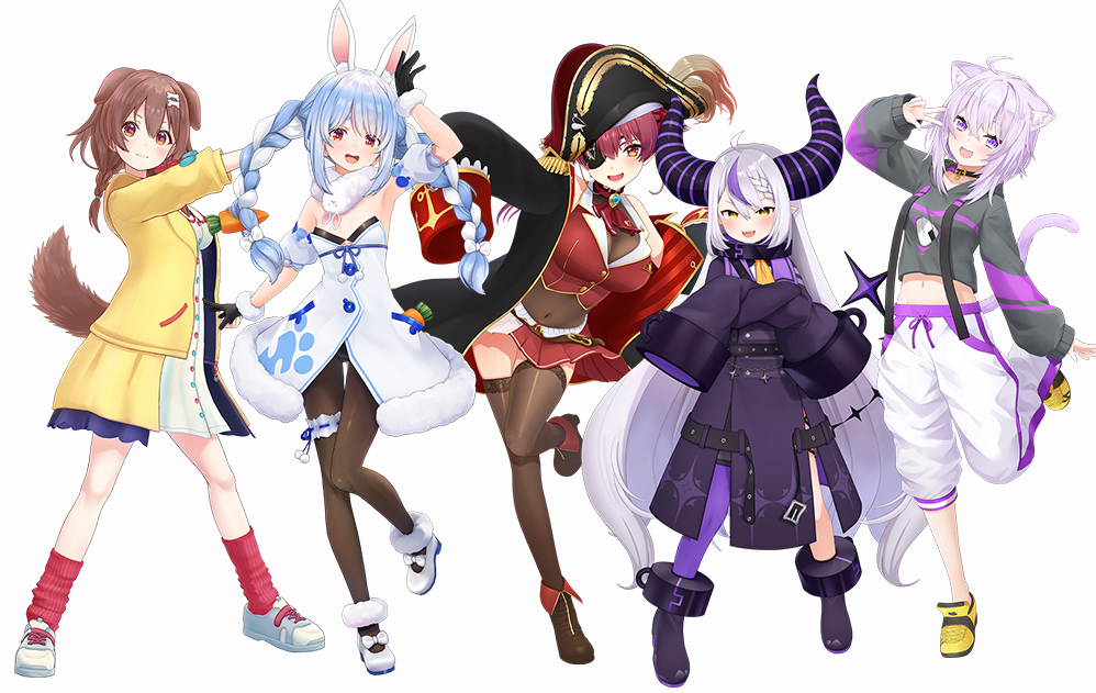 SephirothSword_'s tweet image. "What will Korone think, Seph-sama?"

Mina-san, Korone will always be my Kami-oshi, but I have multiple Oshi's that I like in Hololive.
Here are my top 5 Hololive talents: