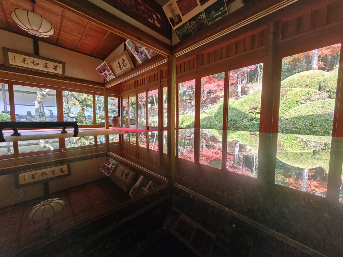 PILEUPREVERSI's tweet image. 神崎郡福崎町にある沙羅の寺 應聖寺
テーブルに反射させて撮影できるのが売り！
#reflection