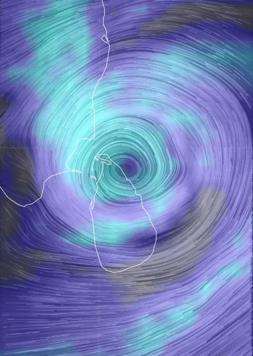 The_Storm_Man's tweet photo. #CycloneDitwah spinning rigorously no Dry Air impacts and it will gain momentum again Watch out for heavy to very heavy rain over delta #TNrain #WeathUpdate #delta https://t.co/jyapHj8vlT
