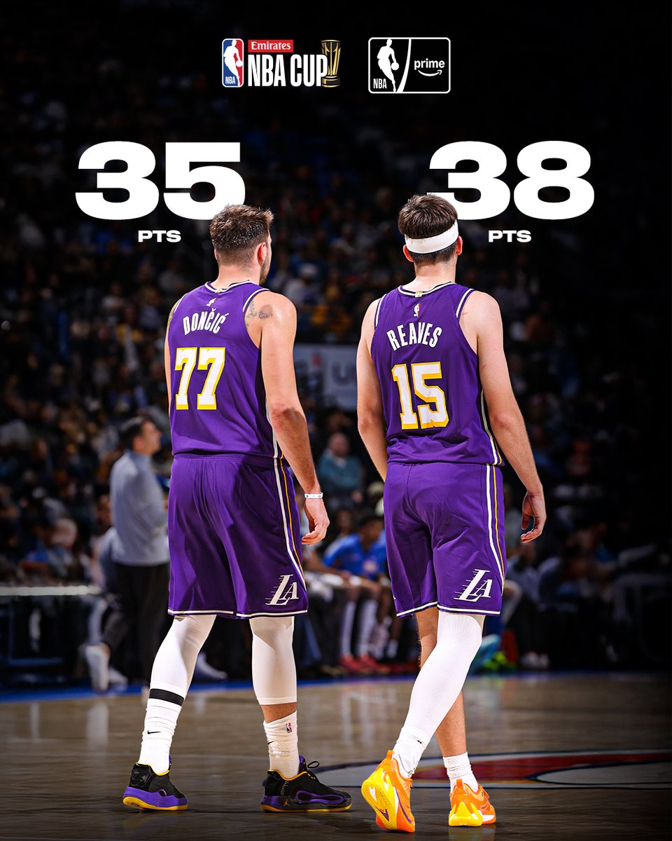This exciting duo can't be stopped 💪 

Luka Doncic and Austin Reaves went OFF on Black Friday Gameday 😤