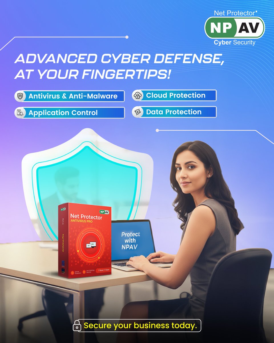 netprotector's tweet image. As your digital presence grows, NPAV Pro keeps you secure with parental control, device optimization, automatic updates, firewall, and USB protection.

(Net Protector, NPAV, Stay Safe Online, OTPScam, CyberSafety, Net Protected Life Sorted)