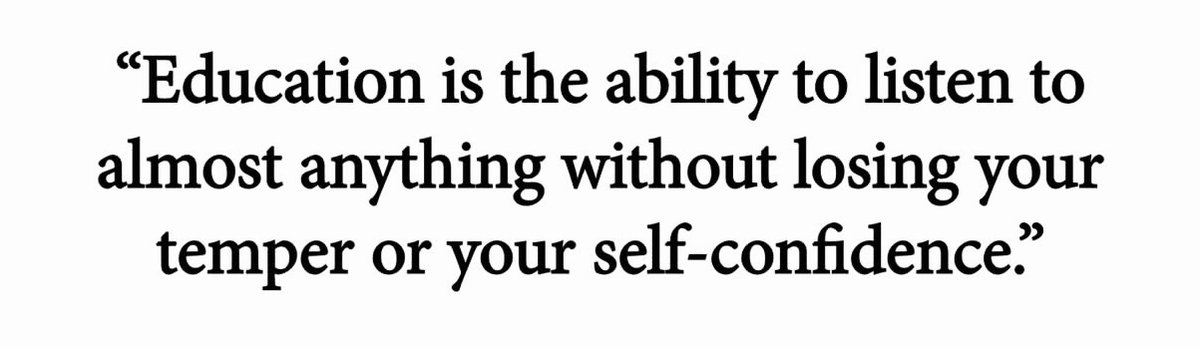 Robert Frost on education: