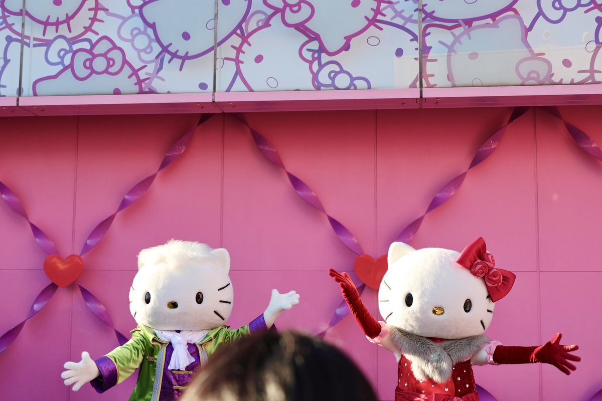 レッツロックトゥギャザー! 4ST14:55 キティ&ダニエル🎅🏻🎀 #USJファン