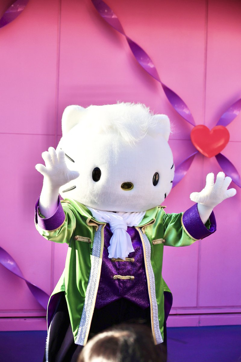 レッツロックトゥギャザー! 4ST14:55 キティ&ダニエル🎅🏻🎀 #USJファン