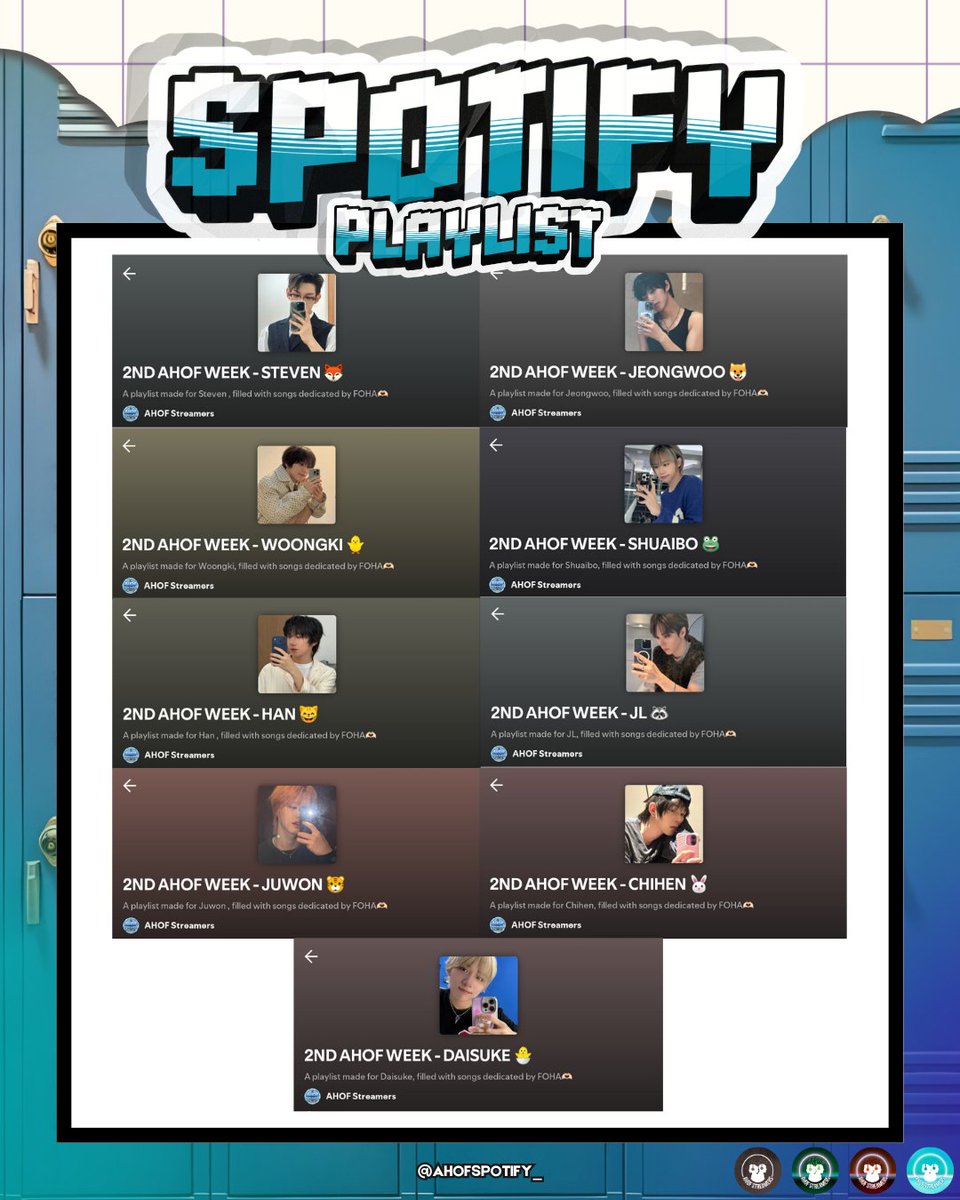 SPOTIFY AHOF STREAMERS tweet media