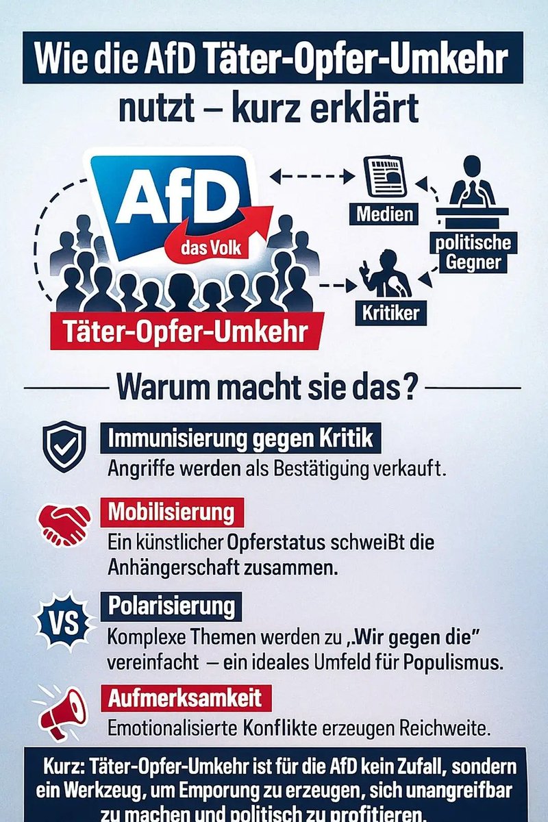 DaniWeicheL's tweet image. Täter - Opfer - Umkehr der #AfD. #wirsindmehr #fckafd #AfDVerbotJetzt #NieWiederIstJetzt