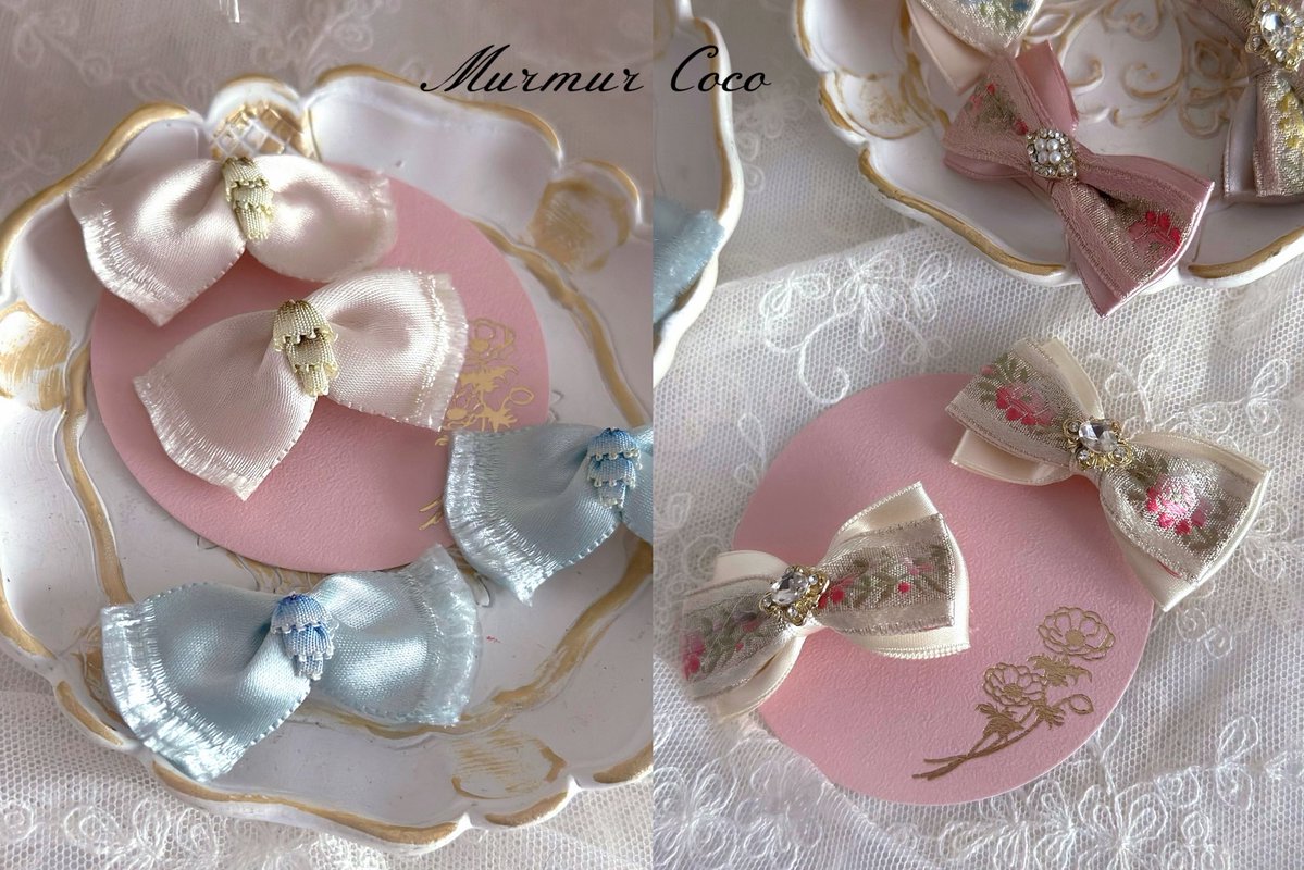 MurmurCoco's tweet image. #ドルパ54
リボンのヘアクリップもご用意しました✨
ヘアのアクセントに、ぜひお使いください。

#murmurcoco