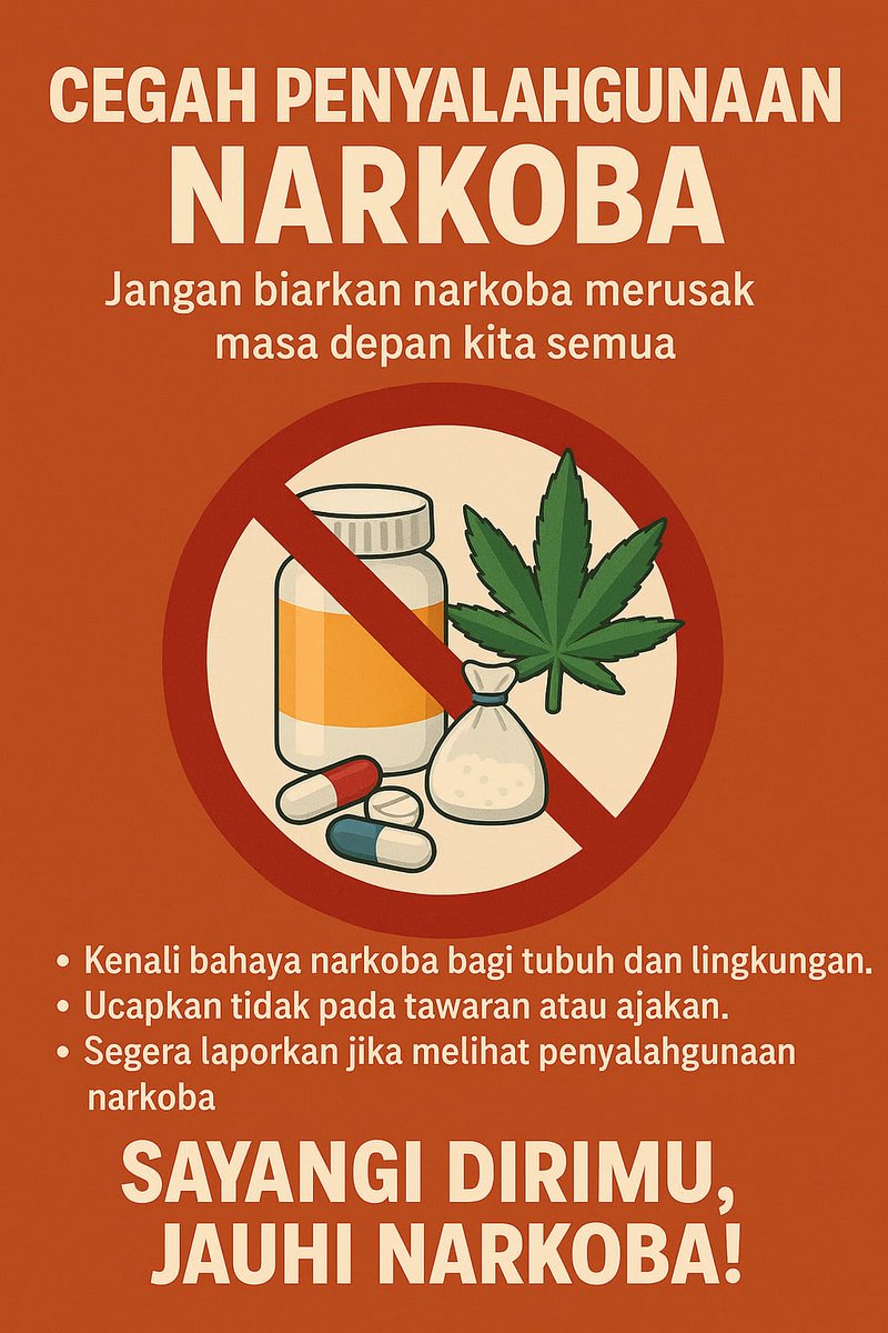 Thaiiara's tweet photo. Masa depan ada di tangan kita. Berani lawan narkoba? Bagikan ceritamu! #JauhiNarkoba #MasaDepanIndonesia https://t.co/rfTbtKlRb2