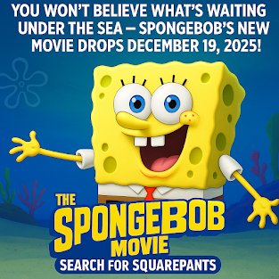 nerdthusiast's tweet image. 🚨🚨NEW BLOG POST🚨🚨
You Won’t Believe What’s Waiting Under the Sea — SpongeBob’s New Movie Drops December 19, 2025!
nerdthusiast.blogspot.com/2025/11/you-wo…
#blogpost #nerdthusiast #spongebob #spongebobsquarepants #searchforsquarepants