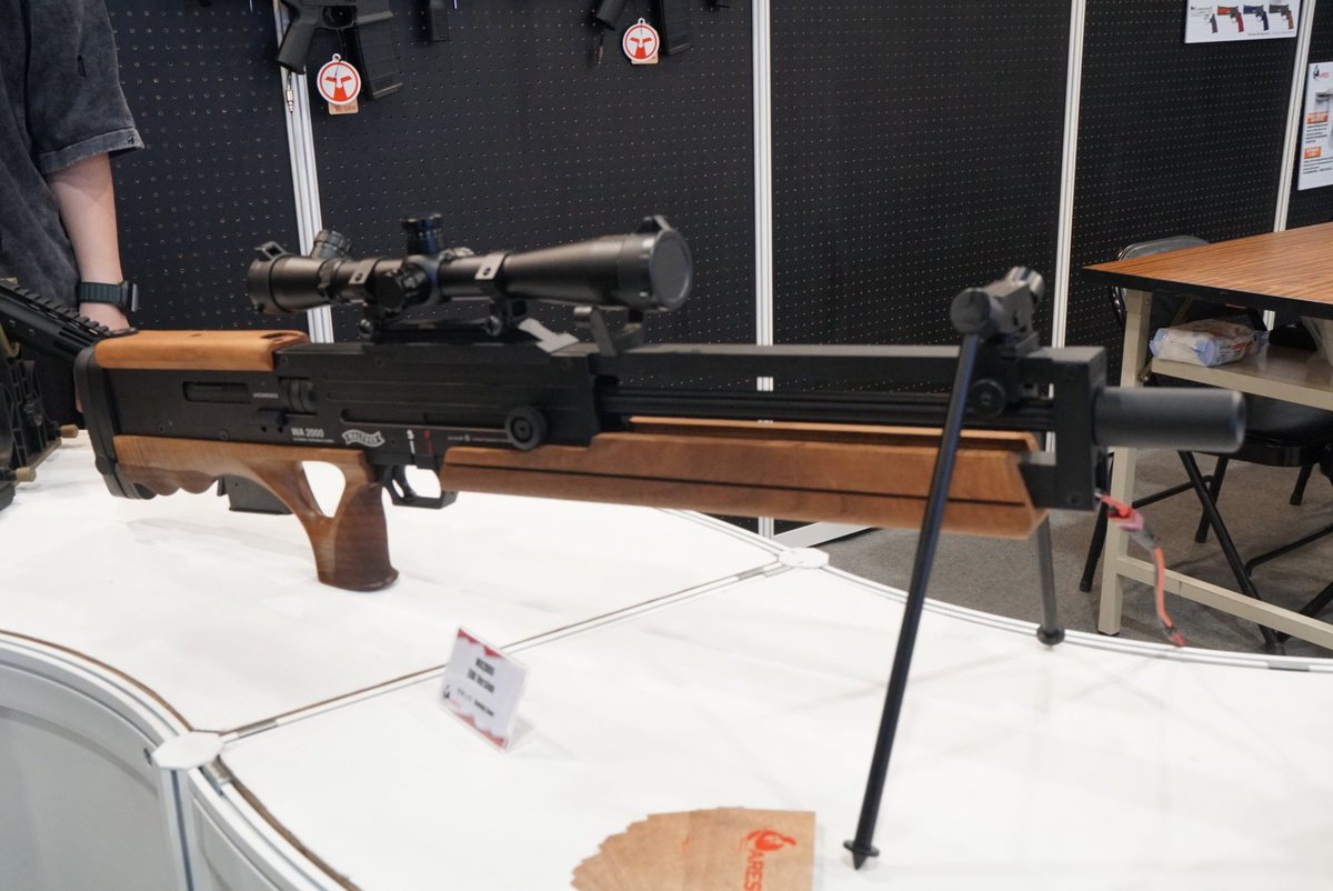 hyperdouraku's tweet image. ARESのWA2000電動ガン。