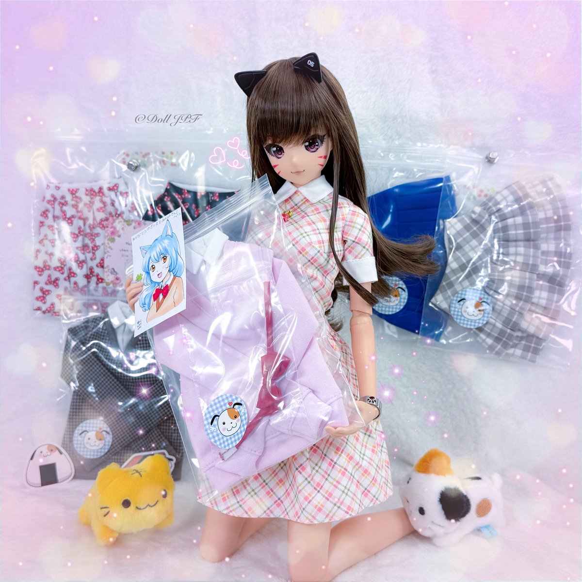 AndroidPDF's tweet image. 結ちゃん:@puppy52 さんの新しい可愛い洋服👗が届いたにゃ〜っ！ฅ(Φ∀Φ)ฅ✨

Yui-chan: My new cute outfits 👗from @puppy52 arrived  meow! ฅ(Φ∀Φ)ฅ✨

#puppy52dolls  #smartdoll #smartdollprowess #smartdoll結 #catgirl #dolljpf