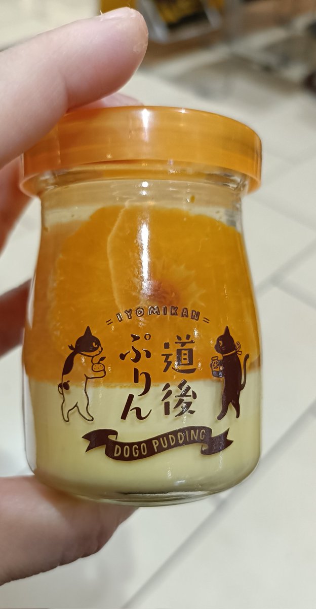 今年も行ってきましたプリン博覧会。道後ぷりんのみかんが甘くて