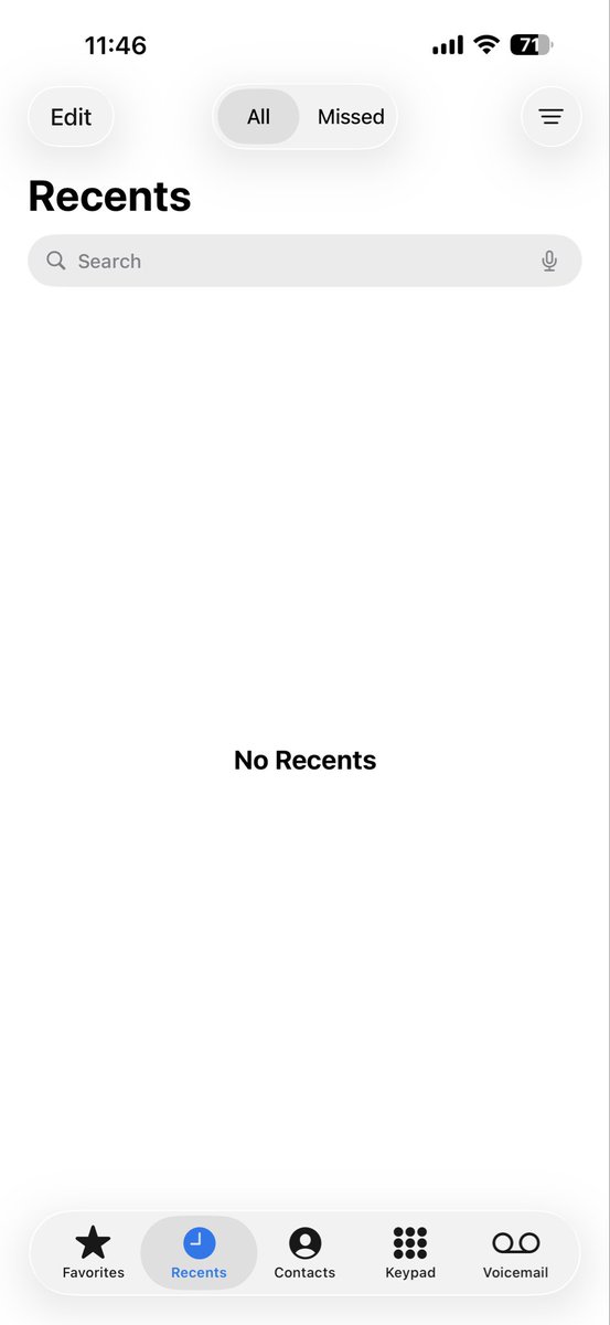actorabhijeet's tweet photo. Hello @AppleSupport i am getting this bug in my newly bought i 16pro max as my all call history getting auto invisible since i upgraded it ios26 what i should do? Need immediate assistance @Apple @JeffBezos https://t.co/Caglt2Sd7T