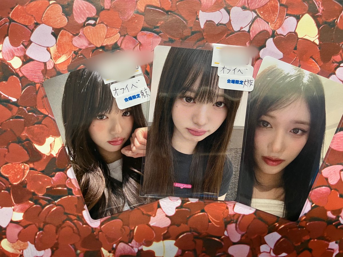 📢入荷情報📢 ＃IVE ＃ウォニョン ＃イソ オフイベの会場限定のトレカ