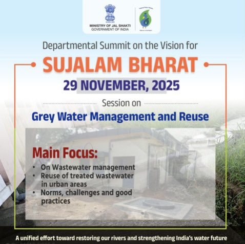 nwmgoi's tweet image. Greywater Management &amp;amp; Reuse ~ where today’s waste becomes tomorrow’s resource for a water-secure India

Tune in to watch live now👇

youtube.com/live/oiYpxF1ZI…