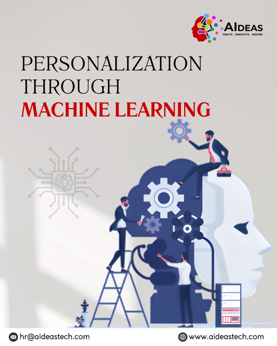 AIdeastech's tweet image. At AIdeas Tech, we leverage advanced ML models to help brands create hyper-personalized user journeys—boosting customer satisfaction, retention, and conversion rates.

#AIdeasTech #MachineLearning #Personalization #AITransformation #SmartSolutions #FutureTech #DataDrivenDecisions