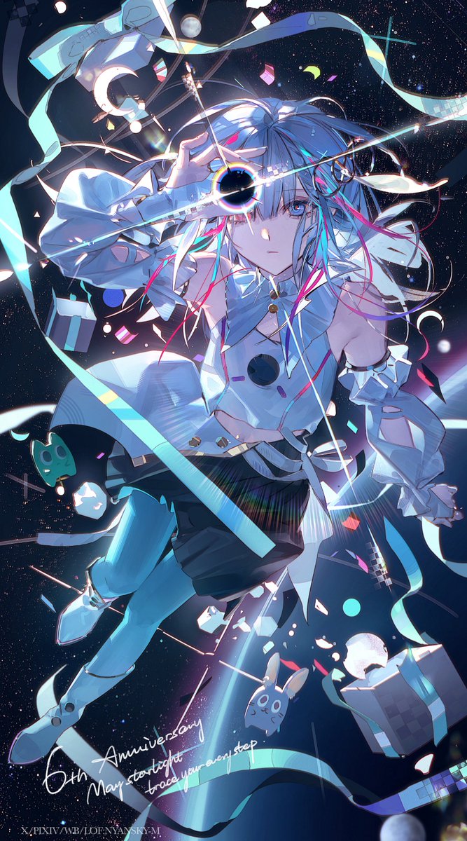 Nyansky_M's tweet image. May starlight trace your every step.
あと10日! 
#ヰ世界情緒6thCountdown 
#ヰ世界情緒6周年 
#ヰ世界情緒美術部