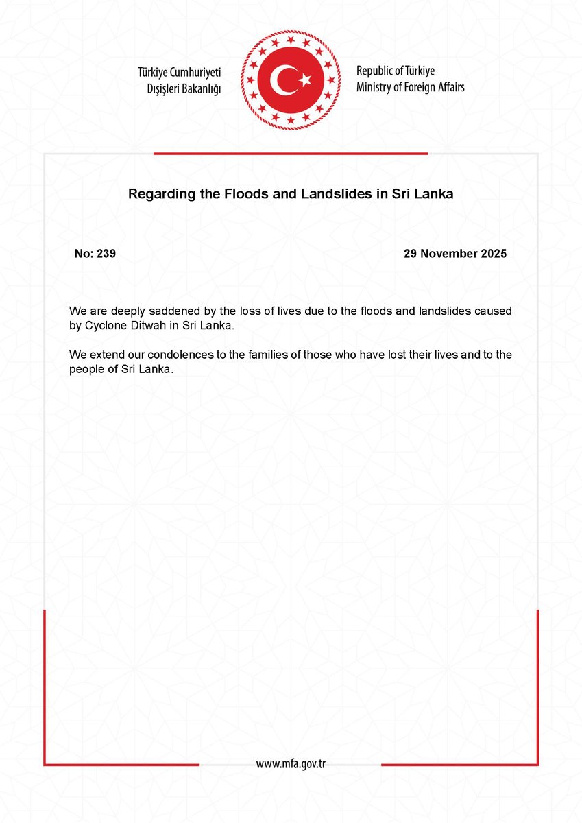 Turkish MFA tweet media