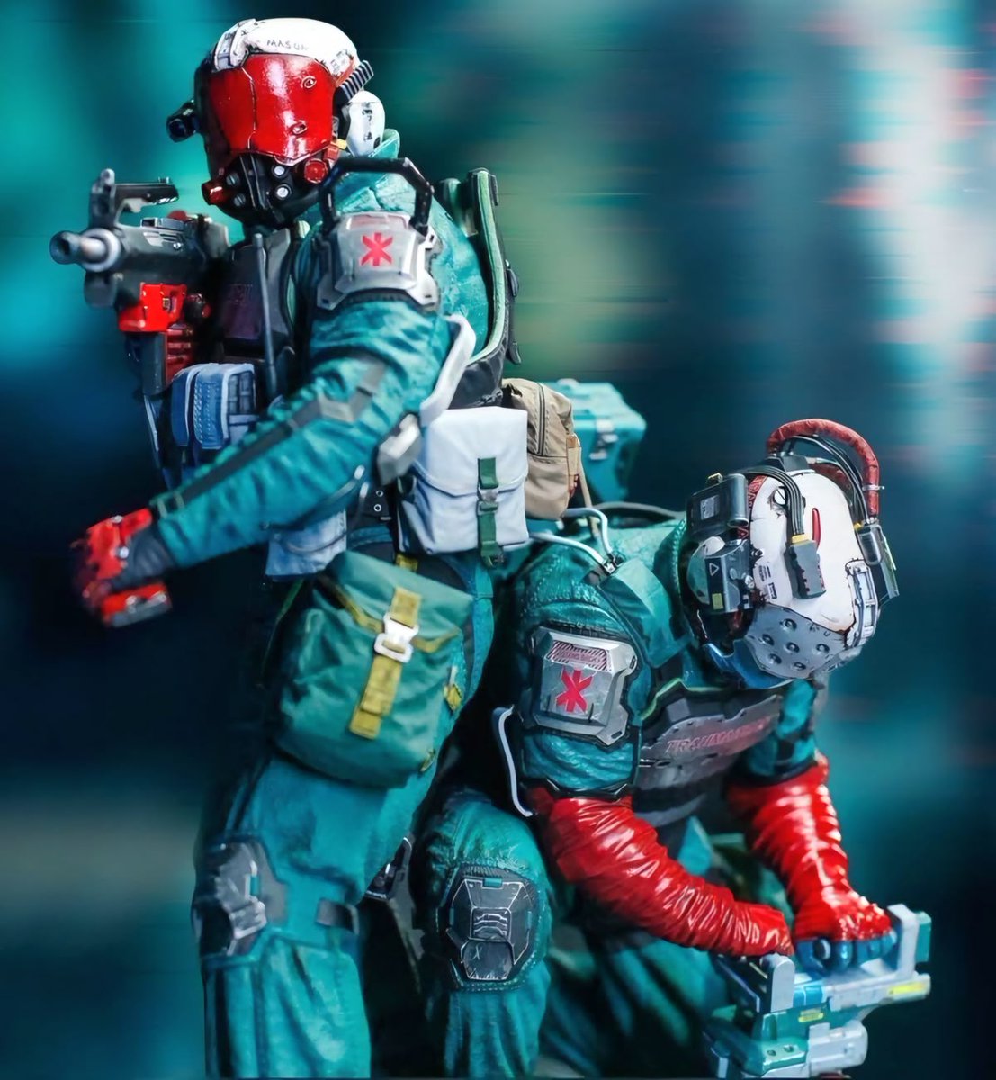 Nobbie_OCs's tweet image. I just want a Cyberpunk Trauma Team spinoff game